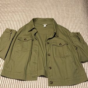 Barely worn target green jacket